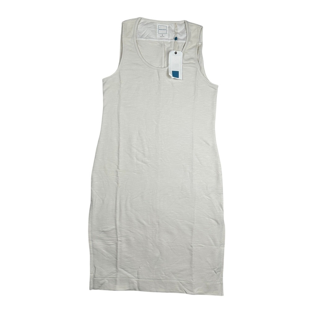 Jason Scott Sleeveless Long Dress Crème Modal Cotton Blend Size‎ L